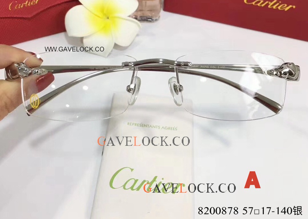 Wholesale Cartier Eyeglasses / Replica Cartier Glasses Gold Frame